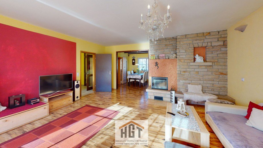 offener Wohn und Essbereich Bungalow Keltern