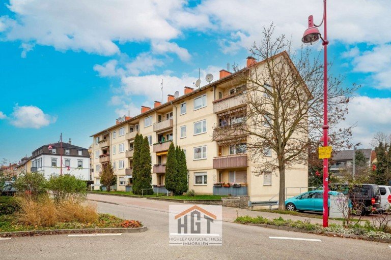 Hausansicht Bretten Etagenwohnung Zentrale 3-Zimmer-Etagenwohnung mit Balkon in Bahnhofsn�he in Bretten
