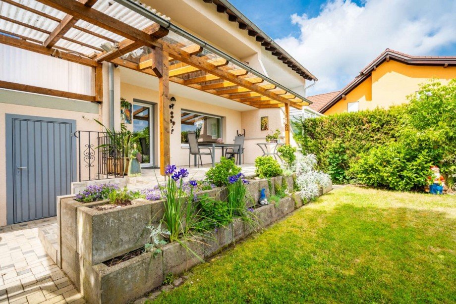 Garten Doppelhaush�lfte Graben-Neudorf