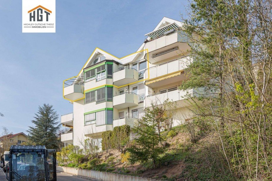 Hausansicht Maisonettewohnung M�hlacker