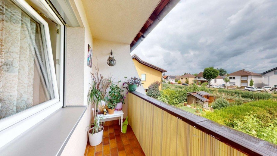 Balkon Doppelhaush�lfte Graben-Neudorf