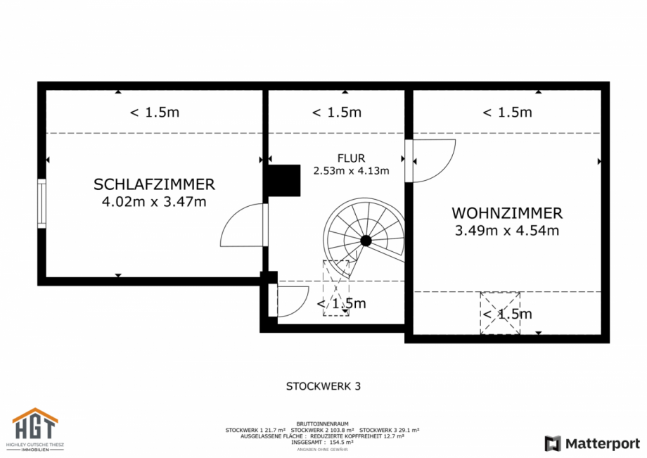 Stockwerk 3 Einfamilienhaus Wagh�usel