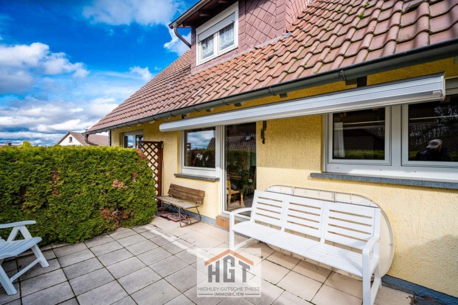 Terrasse S�dseite Einfamilienhaus �lbronn-D�rrn