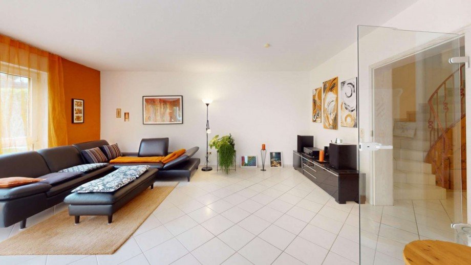 Wohnung 1 Wohnzimmer Mehrfamilienhaus Kraichtal