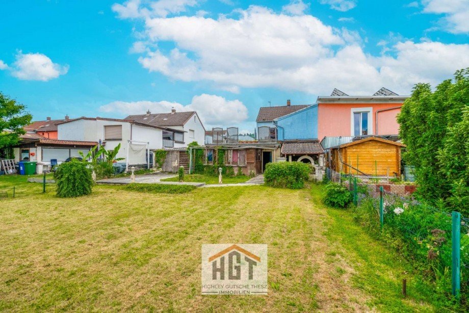 Garten Doppelhaush�lfte Bruchsal
