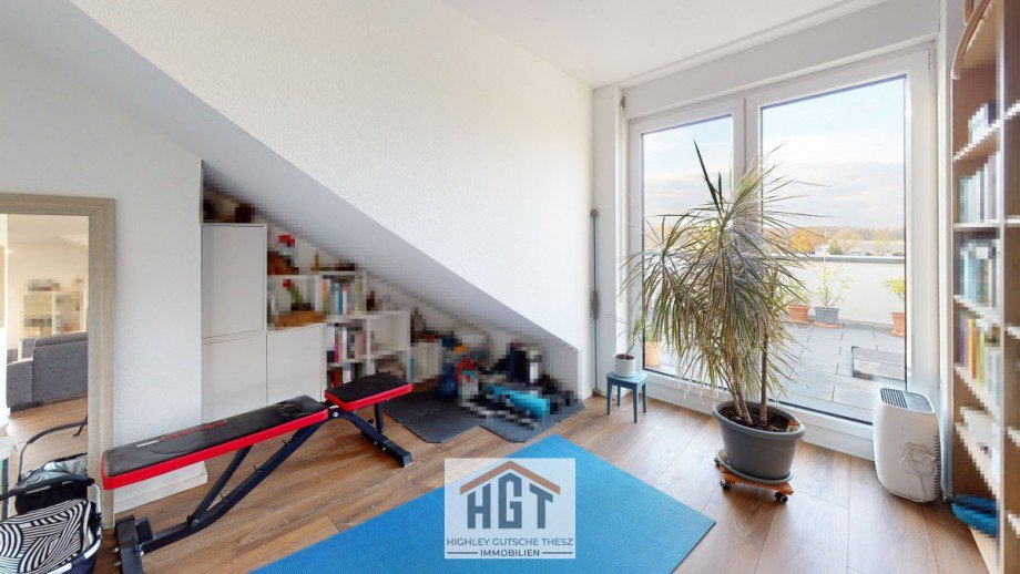 Kinderzimmer-B�ro Penthousewohnung Karlsdorf-Neuthard