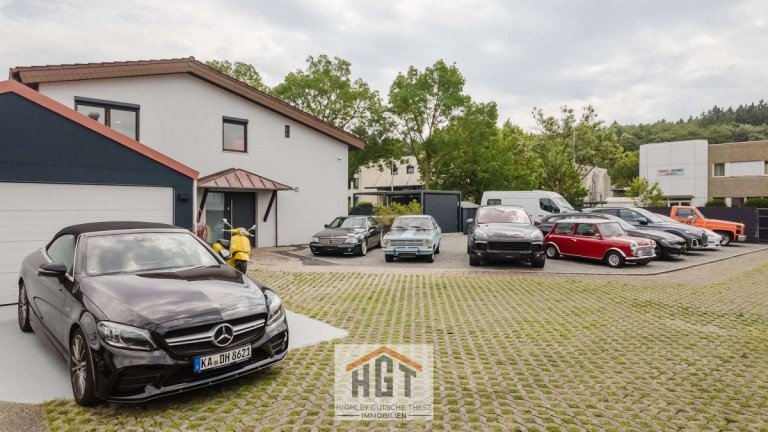 1 Bretten Einfamilienhaus Exklusives Einfamilienhaus mit vielseitig nutzbarer Gewerbehalle in Bretten-G�lshausen!