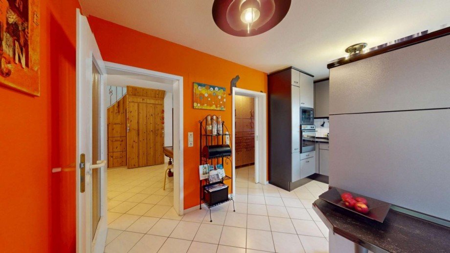 Wohnung 1 K�che Flur Mehrfamilienhaus Kraichtal