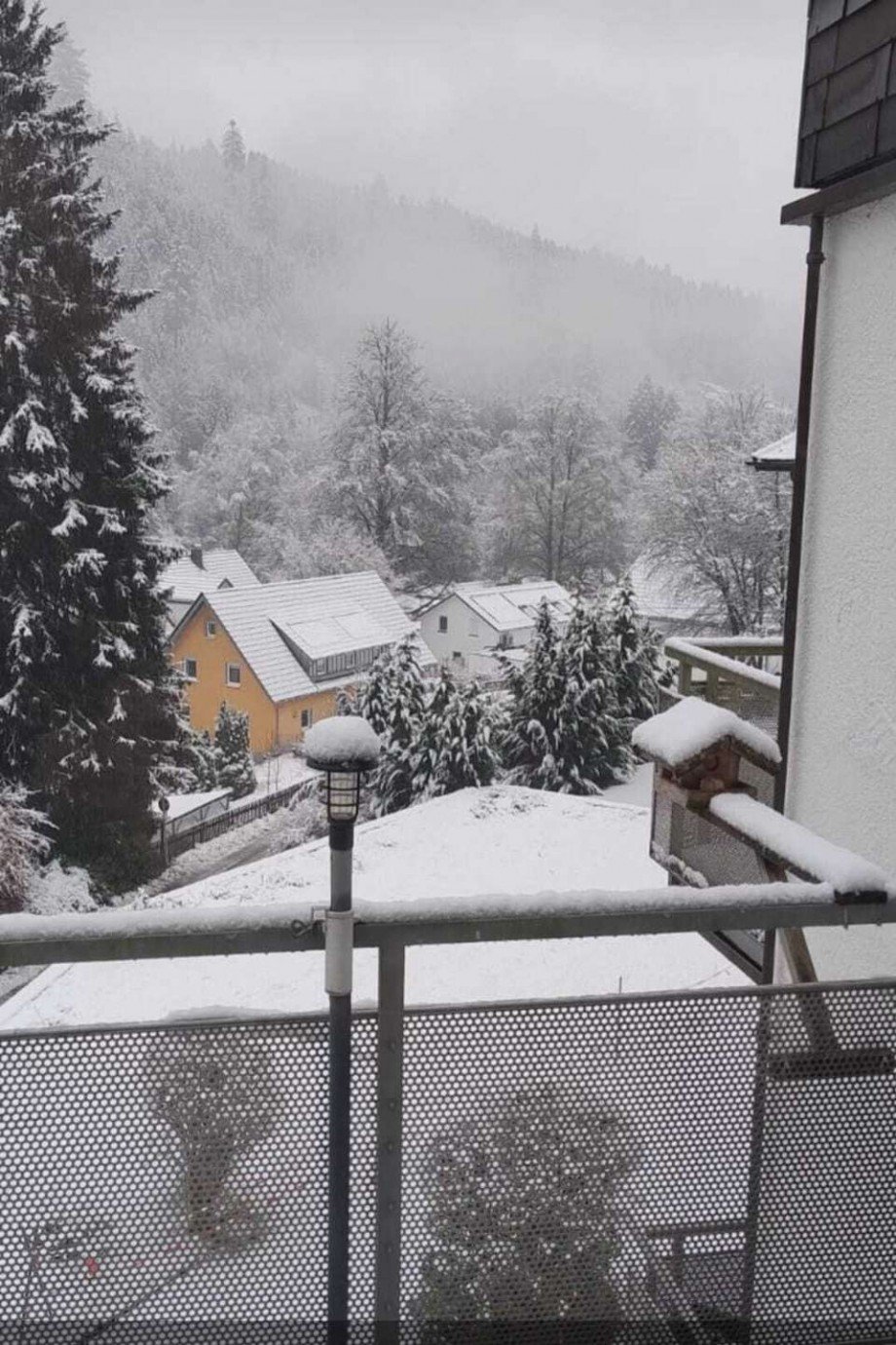 Ausblick Balkon Wohnung Baiersbronn