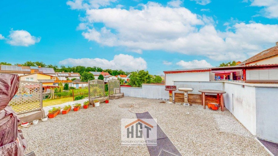 Terrasse Doppelhaush�lfte Bruchsal