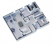 Grundriss 2 Exklusive Penthousewohnung mit Weitblick in Graben-Neudorf! Neue Mitte!!!