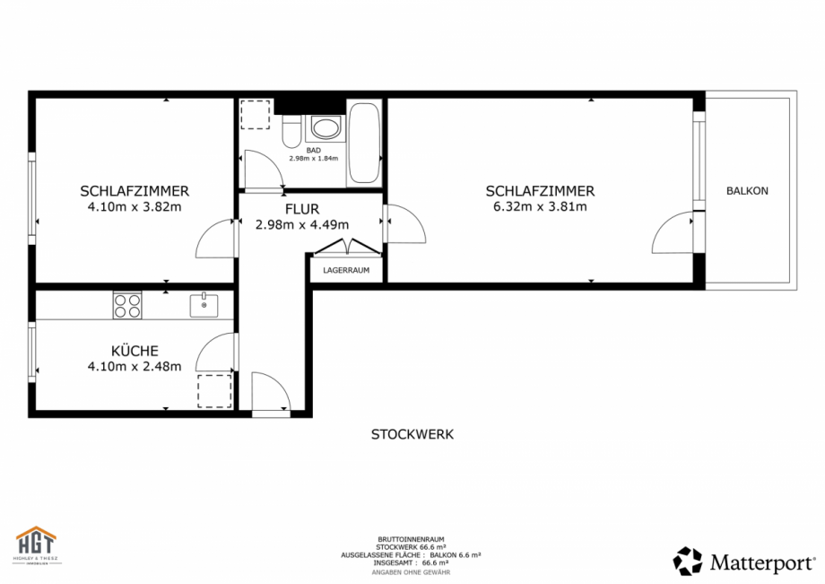 Grundriss Etagenwohnung Bruchsal