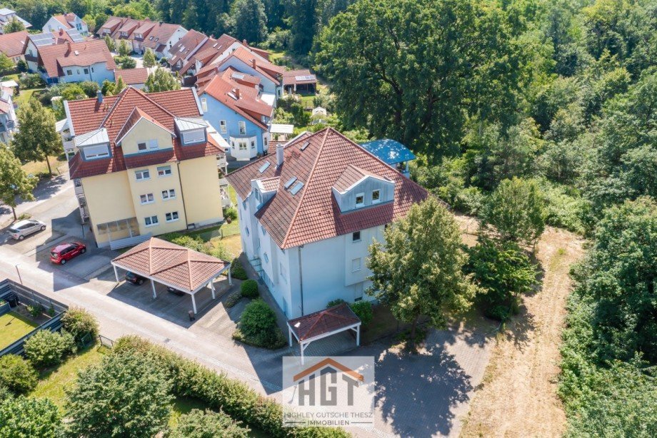 Ansicht von Oben Etagenwohnung Philippsburg