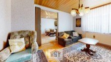 Wohn-Essimmer Charmante Doppelhaush�lfte mit sch�nem Garten und Nebengeb�ude in Dettenheim
