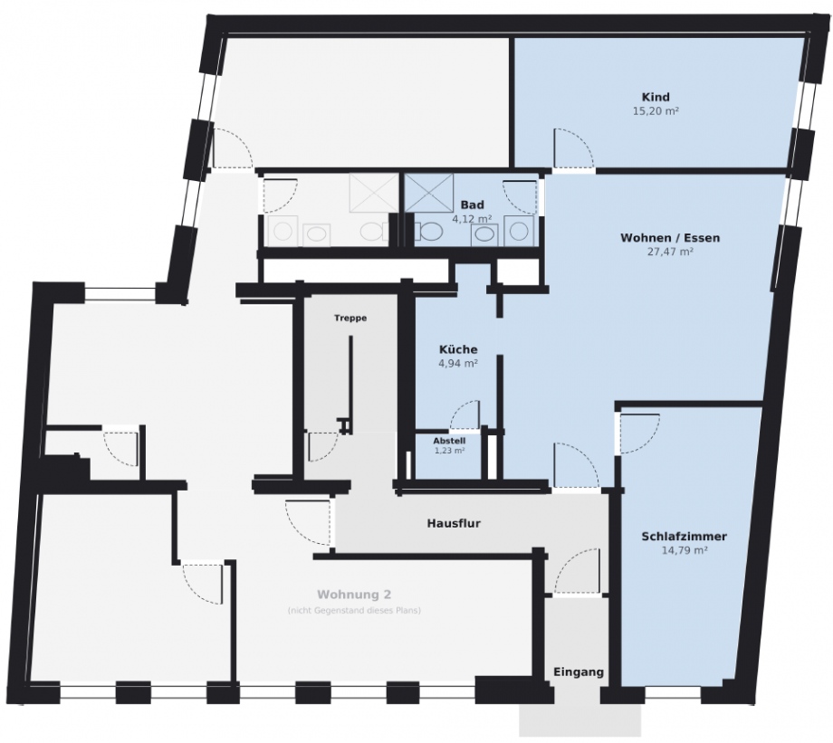 Grundriss Erdgeschosswohnung Knittlingen